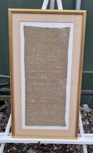 Antique alphabet numbers - antique,