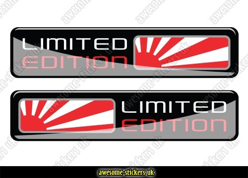 Japanese flag stickers 001 - x,