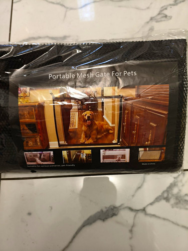 Portable mesh gate for - portable, pets