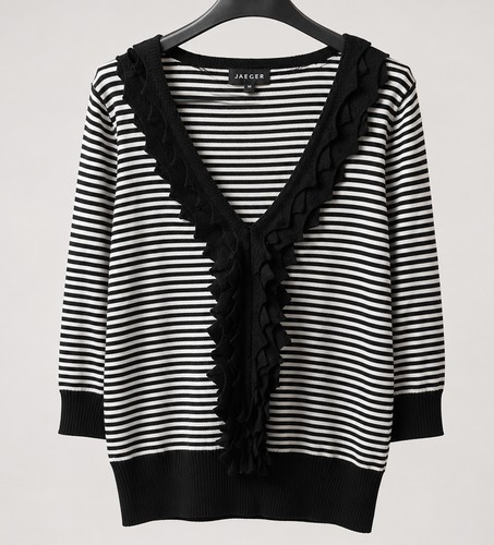 Jaeger black ivory stripe - black,