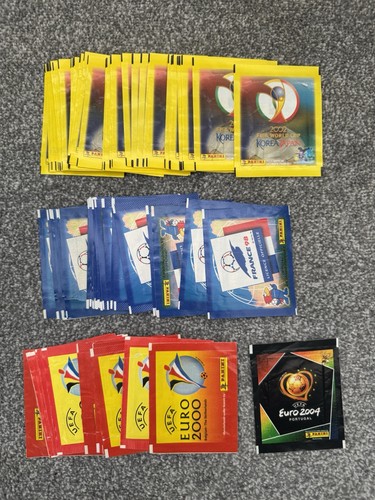 Panini empty packet lot - panini,