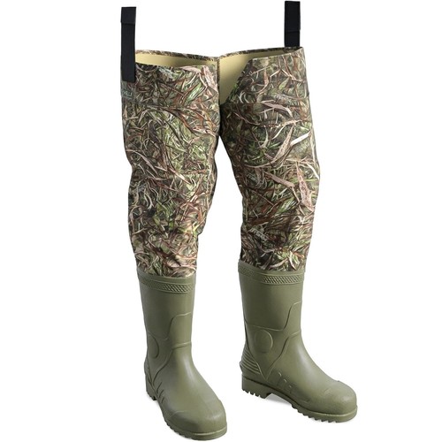 Waterproof camo hip waders for - camo,