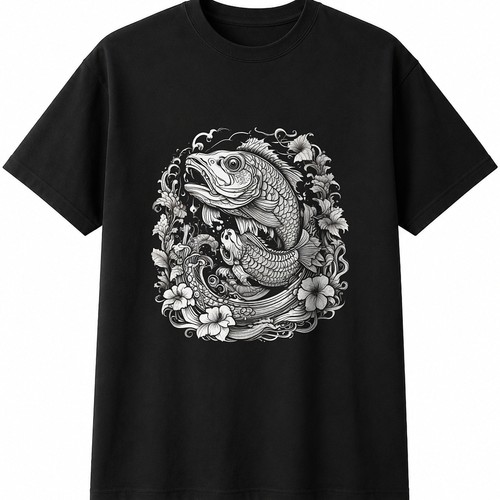 Tattoo ghost carp sea - ghost,