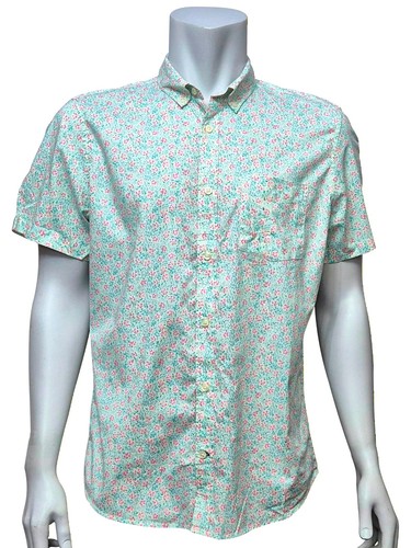 Gap mens shirt - green, floral