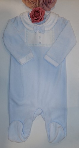 Baby smocked romper sleepsuit - romper,