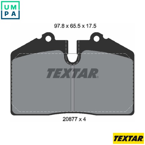 Brake pad set - brake,