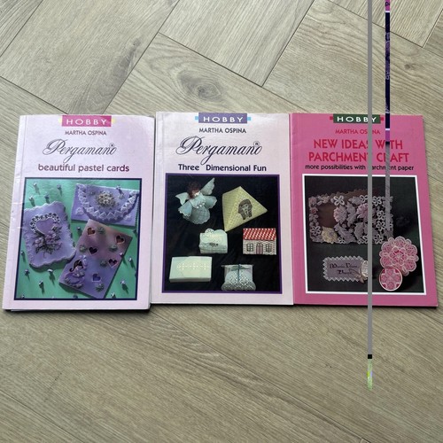 Mini parchment craft books - 3,
