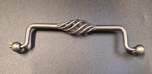 Steel cage drop handle