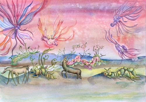 Surreal original painting - surreal,