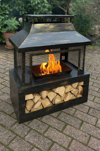 Large garden fire pit - pit, outdoor
