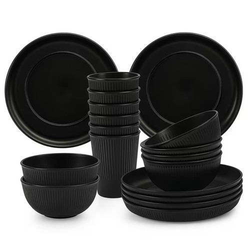 Family camping dinnerware set - family,