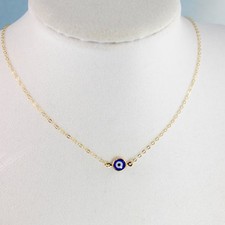 Blue evil eye lucky charm - evil,