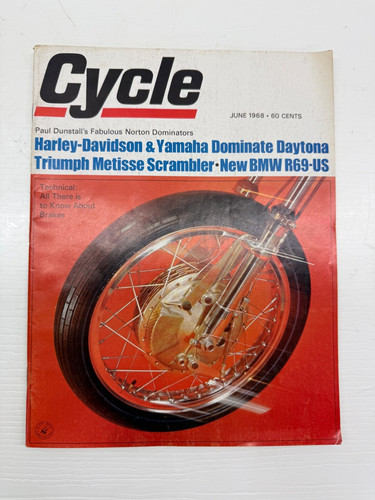 Cycle magazine june - magazine, 1968