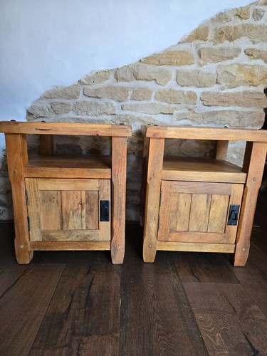 Oak furnitureland bedside - x,