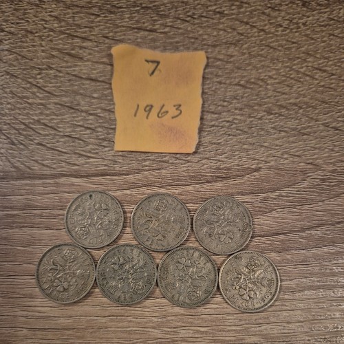 1963 pence coin young - uk, 6