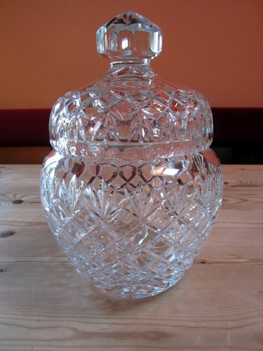 Vintage large cut glass - vintage,