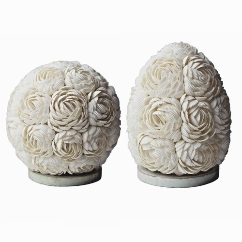 Handcrafted boho seashell ball - boho,