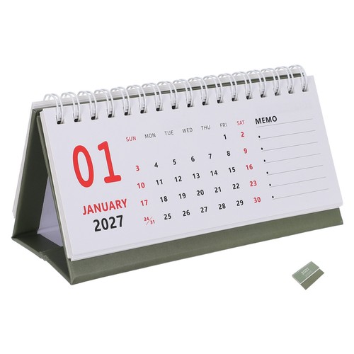 Small desk calendar 2027 - desk,