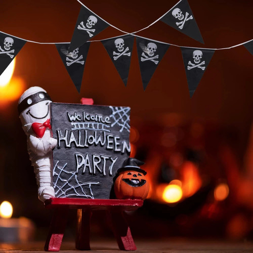 20ft pirate bunting skull - 20ft,