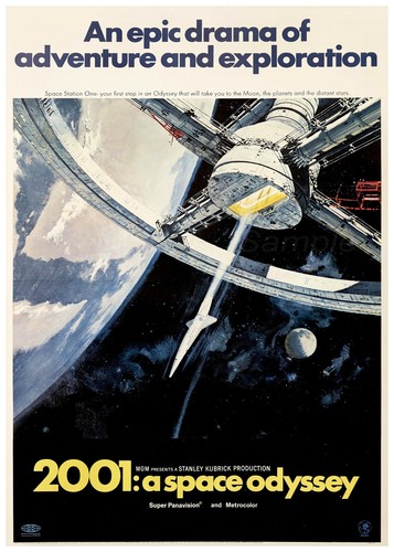 2001 space odyssey vintage - space,