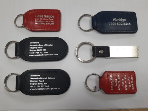 Keyrings leather look - , x