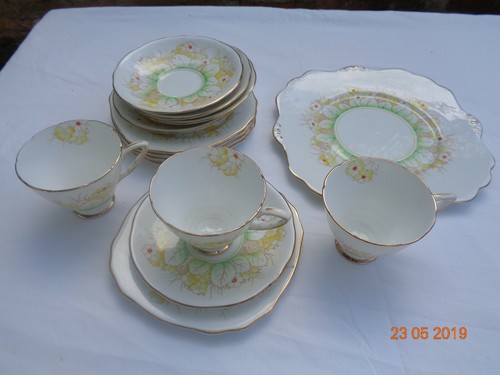 Vintage royal stafford tea set - royal,