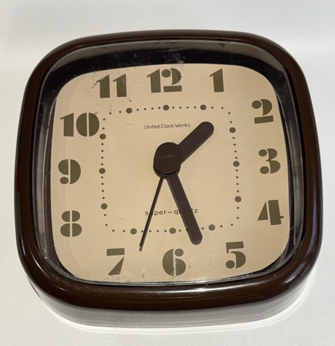 Vintage 1970s brown square - vintage,