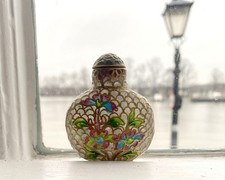 Vintage snuff bottle plique - plique, a