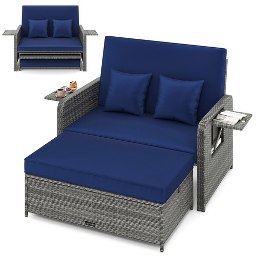 Wicker outdoor daybed - wicker,