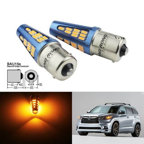 2pcs amber py21w 581 - 2pcs,