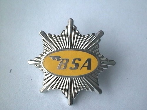 Motorcycle pin badge bsa - motorcycle,