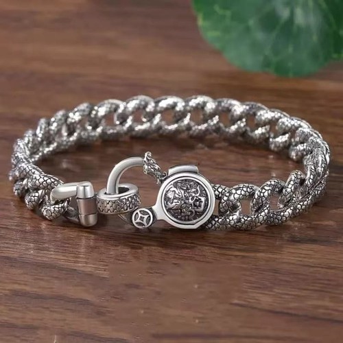 Mens bracelet chain bangle - bracelet,