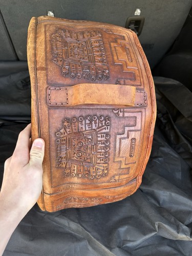 Azteca embossed leather - azteca,