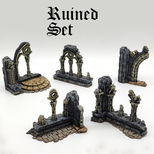 Gothic church ruin chapel - church,