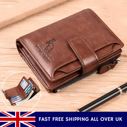 Luxury leather rfid wallet - wallet, for