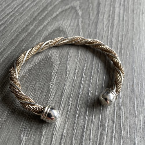 925 silver mesh - twisted, torque