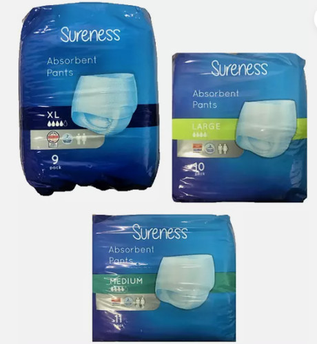 Sureness absorbent pants - 36-44,