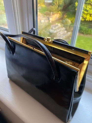 Vintage 1960s real leather