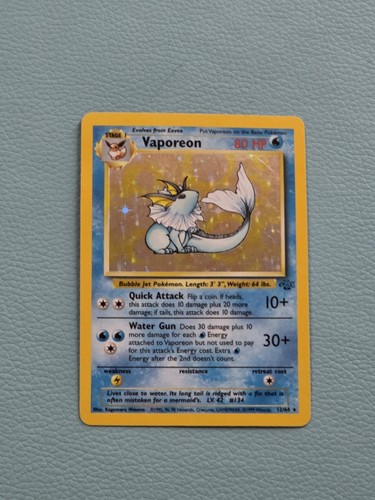 Pokémon tcg vaporeon holo - vaporeon,