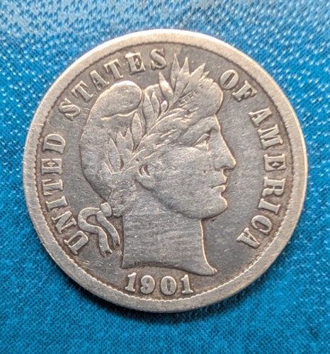 1901 usa barber silver - s,