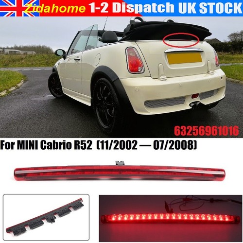 Rear third brake light - brake, red