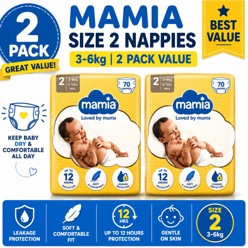 Mamia size nappies 6kg - 2,