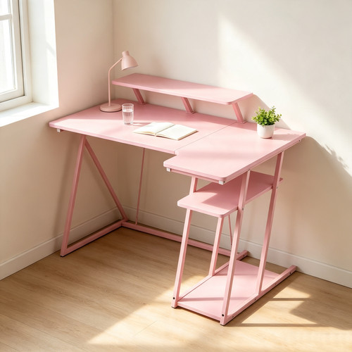 Pink shaped computer - pink,
