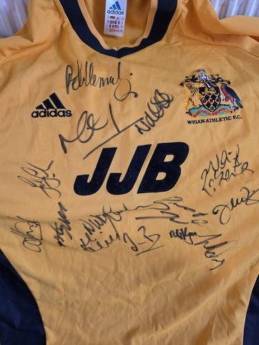 Signed wigan athletic - athletic, shirt