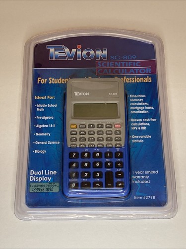 Tevion 809 scientific - tevion,