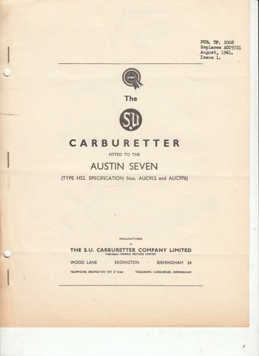 1961 austin seven mini 850 - seven, su