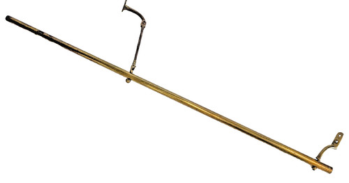 Vintage brass door curtain - door,