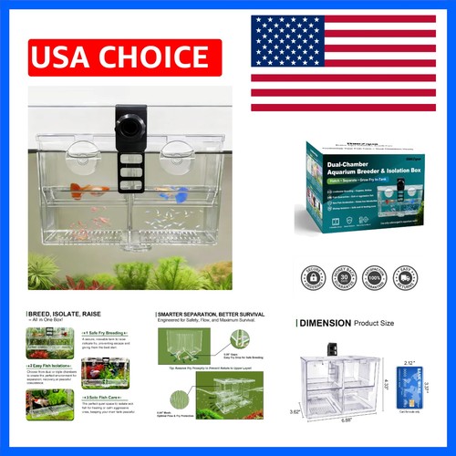 Dual chamber aquarium fish - aquarium,