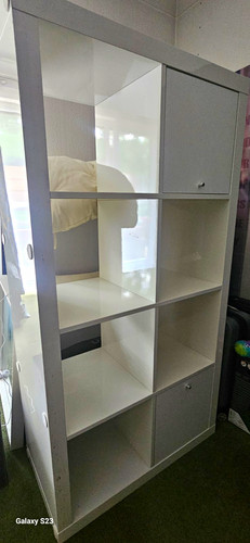 White gloss ikea kallax - gloss,