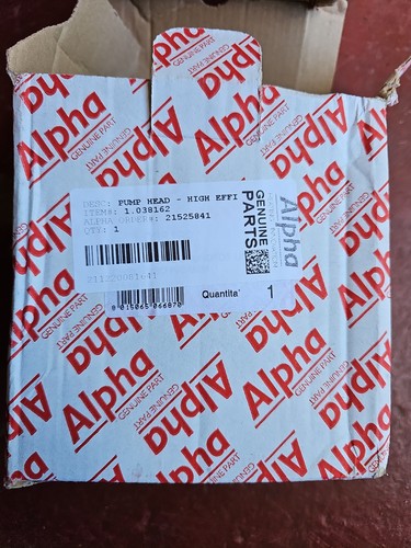 Alpha pump head 038162 - alpha,